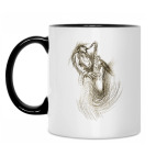 Кружка двухцветная