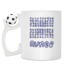 Кружка с футбольным мячиком