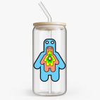 Банка с бамбуковой крышкой