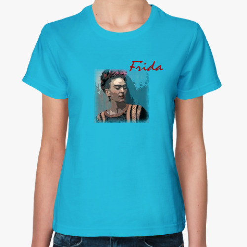 Женская футболка с принтом Frida