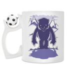 Кружка с футбольным мячиком