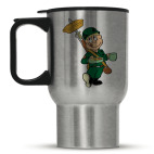 Кружка-термос металлик Защитник