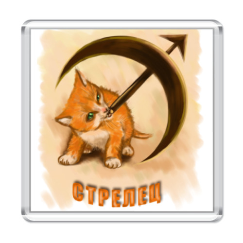 Магнит с принтом  Стрелец