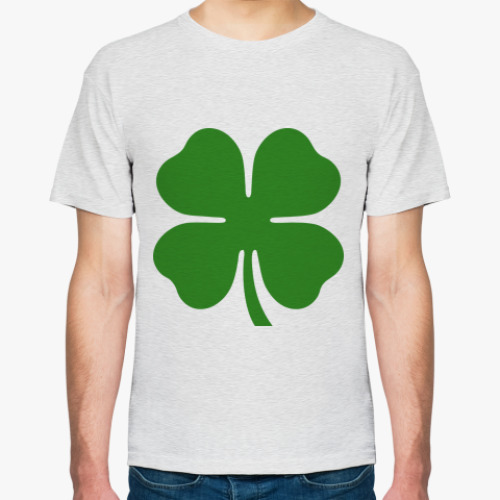 Футболка с принтом Клевер четырехлистник