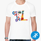 Мужская спортивная футболка