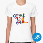 Женская спортивная футболка