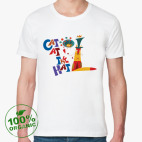 Мужская футболка органик