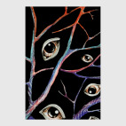 Глаза, сюрреализм, вены, ветви