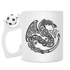 Кружка с футбольным мячиком