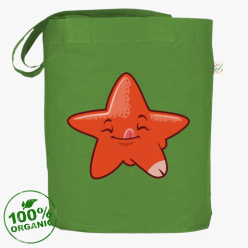 Сумка шоппер с принтом 'Penis Star'