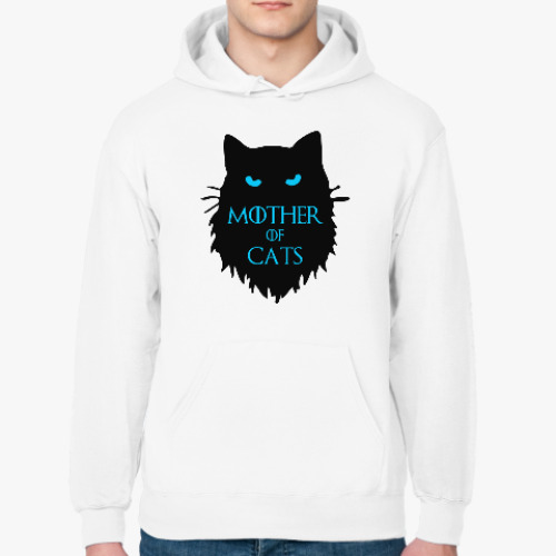 Толстовка худи Mother of cats