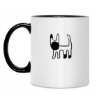 Кружка двухцветная