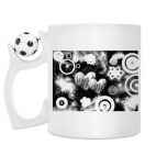 Кружка с футбольным мячиком