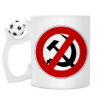 Кружка с футбольным мячиком