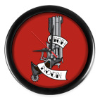 Настенные часы (без цифр) Overwatch McCree цитата