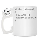 Кружка с футбольным мячиком