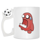 Кружка с футбольным мячиком