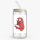 Банка с бамбуковой крышкой