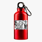 Металлическая бутылка 400 мл UV-DTF