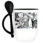 Кружка с ложкой