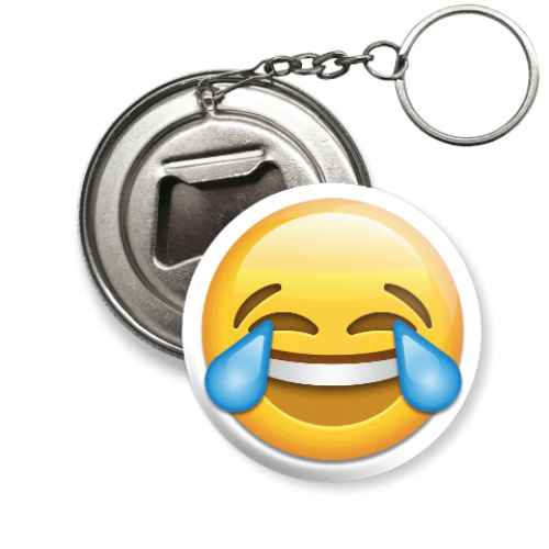 Брелок-открывашка Emoji Смайл: Слезы Радости