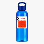 Прозрачная спортивная бутылка