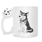 Кружка с футбольным мячиком