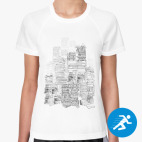 Женская спортивная футболка
