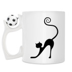 Кружка с футбольным мячиком