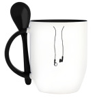 Кружка с ложкой