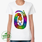 Женская футболка органик