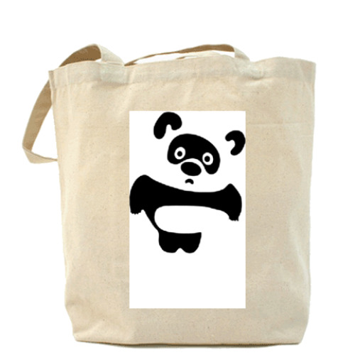 Сумка шоппер с принтом Медведь