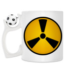 Кружка с футбольным мячиком