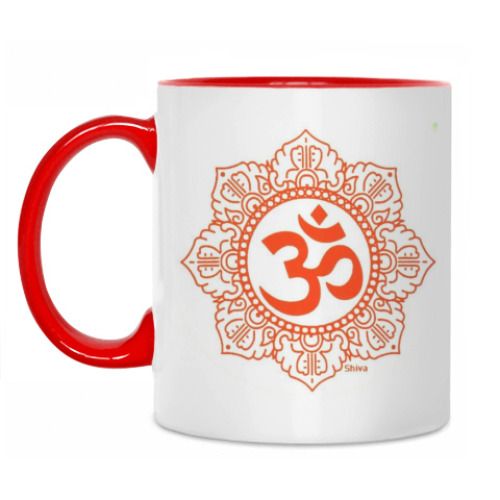 Кружка с принтом Йога