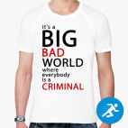 Мужская спортивная футболка