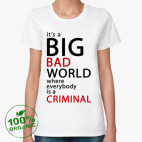 Женская футболка органик