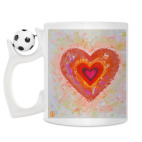 Кружка с футбольным мячиком