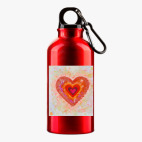 Металлическая бутылка 400 мл UV-DTF