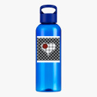 Прозрачная спортивная бутылка