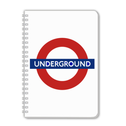Тетрадь с принтом Underground