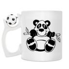 Кружка с футбольным мячиком