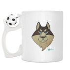 Кружка с футбольным мячиком