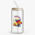 Банка с бамбуковой крышкой