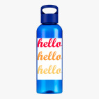 Прозрачная спортивная бутылка