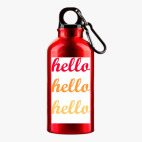 Металлическая бутылка 400 мл UV-DTF