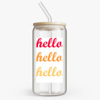 Банка с бамбуковой крышкой