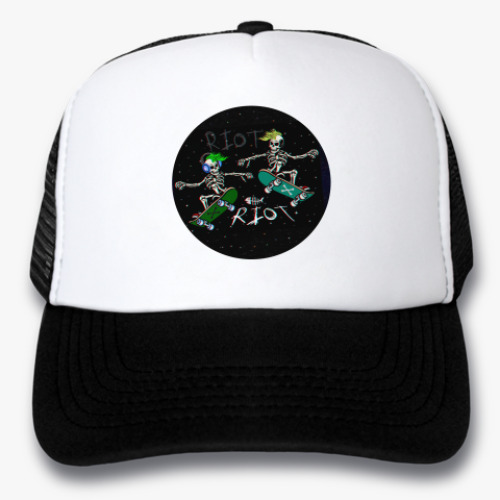 Кепка-тракер с принтом Riot