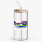 Банка с бамбуковой крышкой