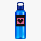 Прозрачная спортивная бутылка