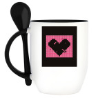 Кружка с ложкой